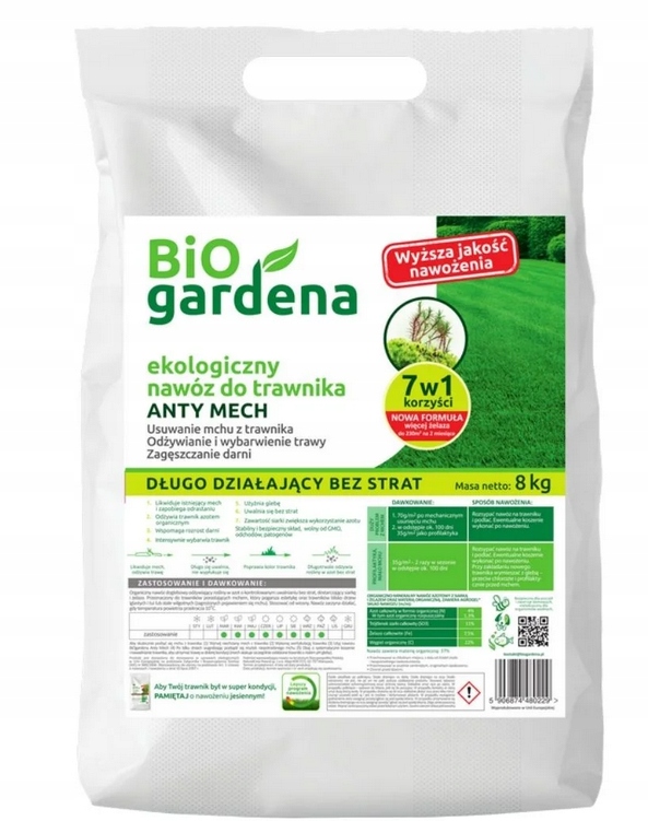 

Eko Nawóz Antymech 8kg Na Trawnik Zwalcza Mech