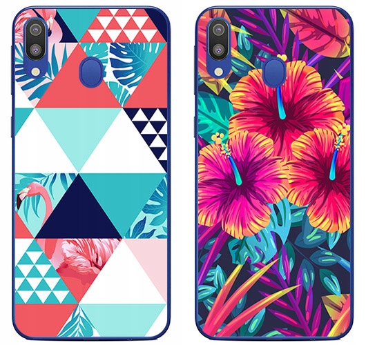 

2 x Etui Silikon Foto Do Samsung Galaxy A40 Szkło