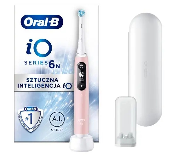 Szczoteczka magnetyczna Oral-B iO Series 6 Pink Akumulatorowa Różowa