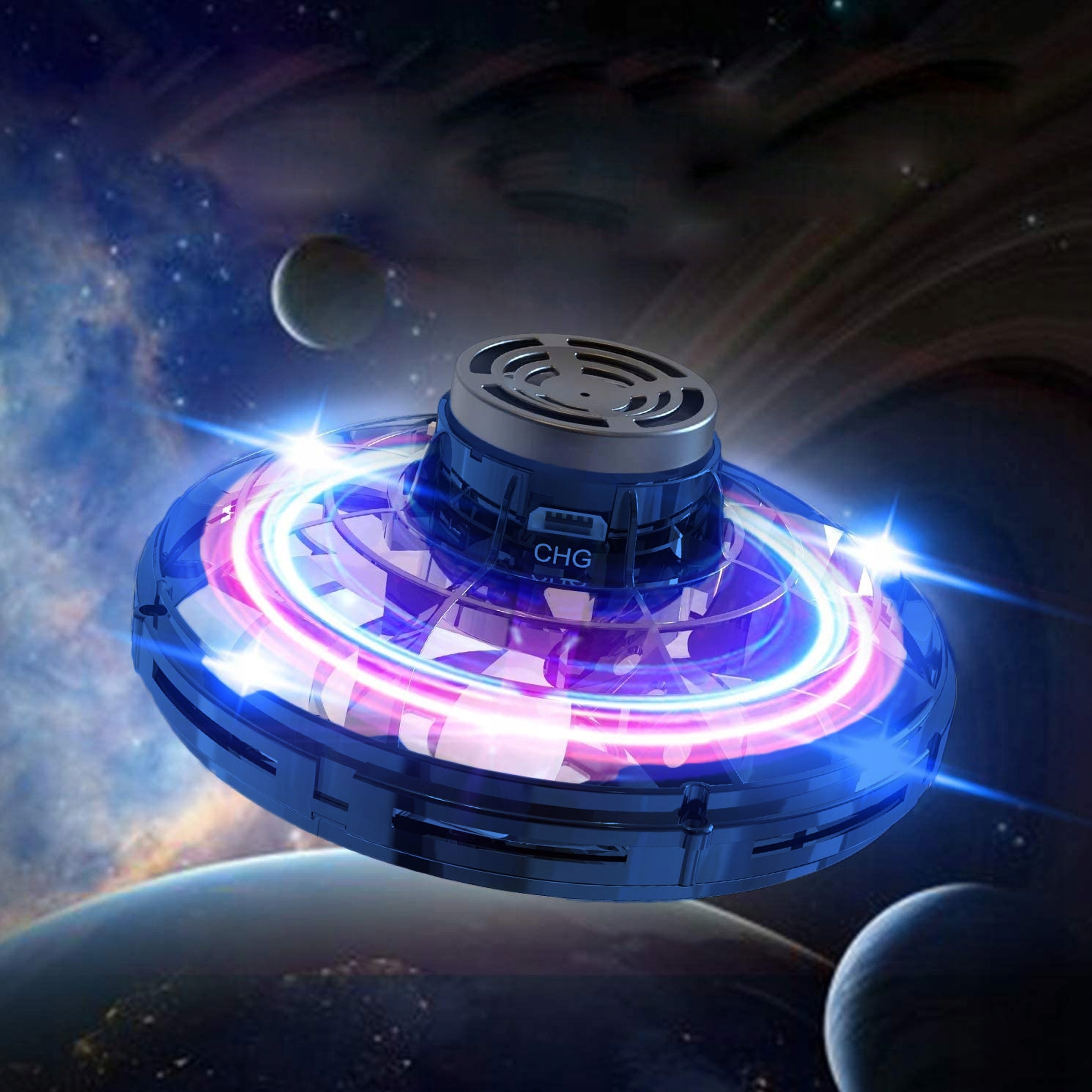 Hit Latający fidget spinner FlyNova Pro Led świeci Marka Playtastic