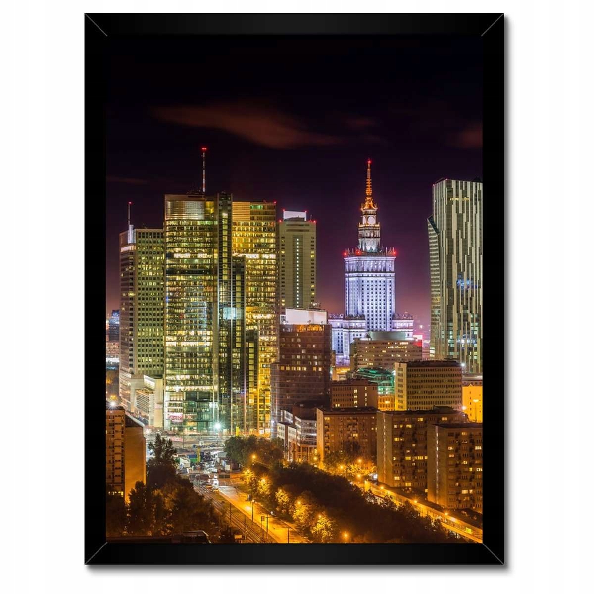Plakáty v rámu 30x40 Město v noci