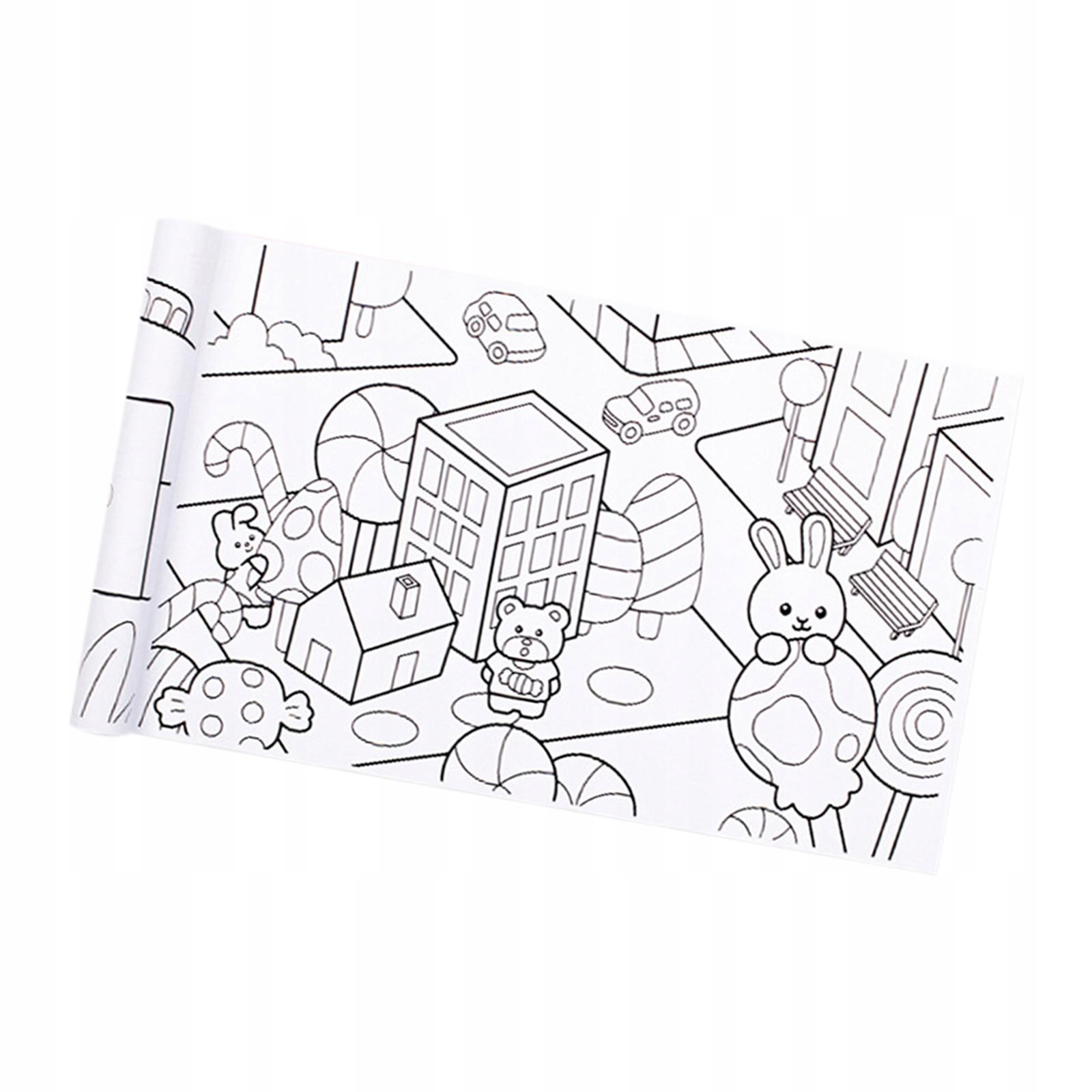 Rolka papieru do kolorowania Ciągła rolka papieru do kolorowania