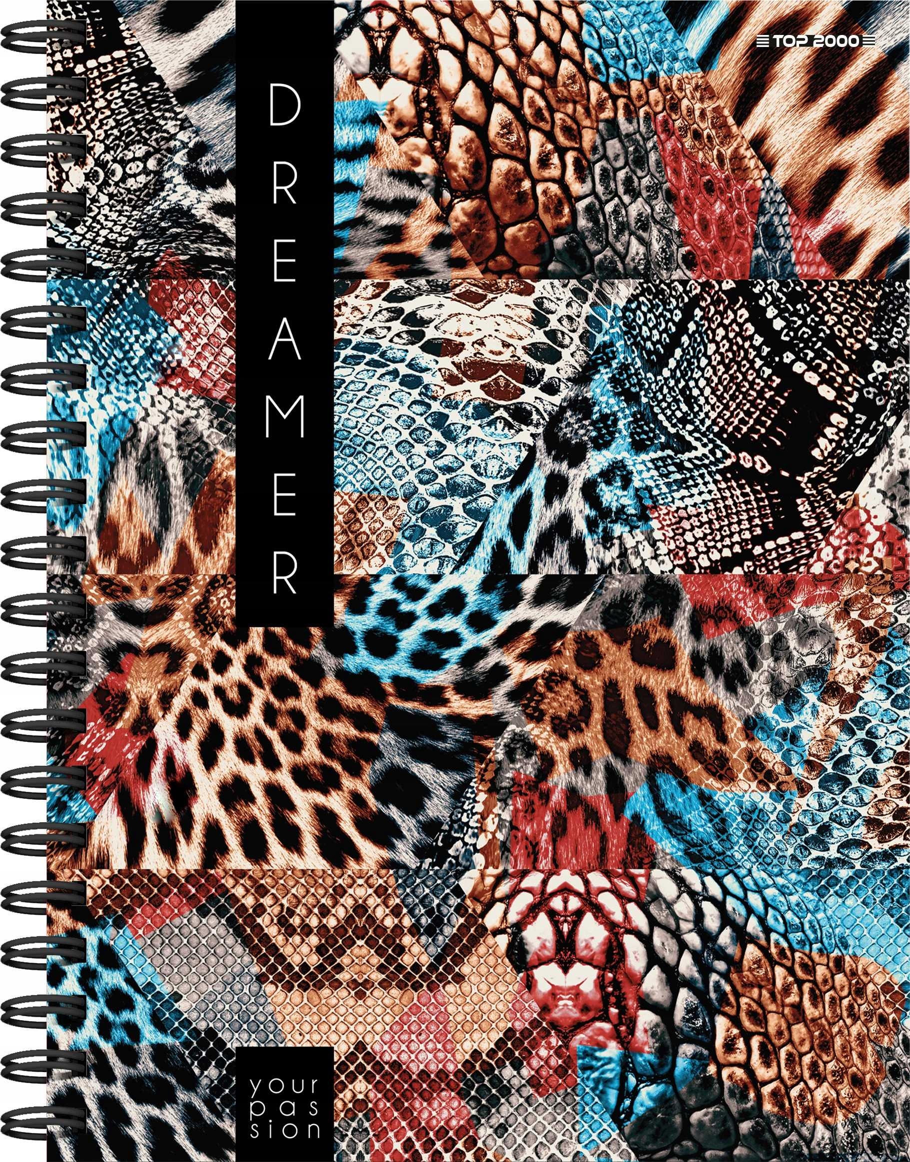 Kołozeszyt B5 100k kratka Skin TOP 2000