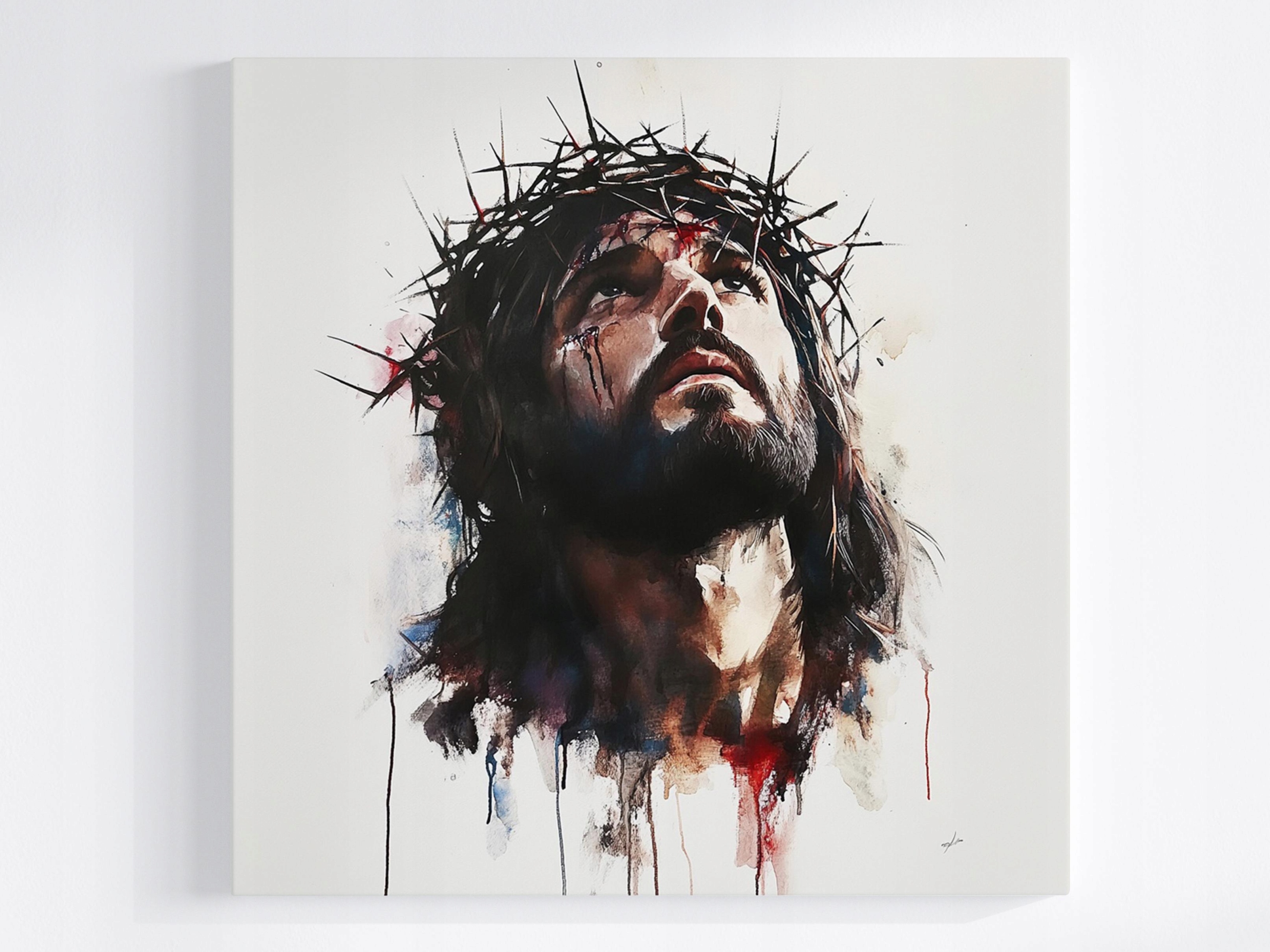 Obraz Na Plátně Canvas Ježíš Kristus Trnová Koruna Náboženství 60x60