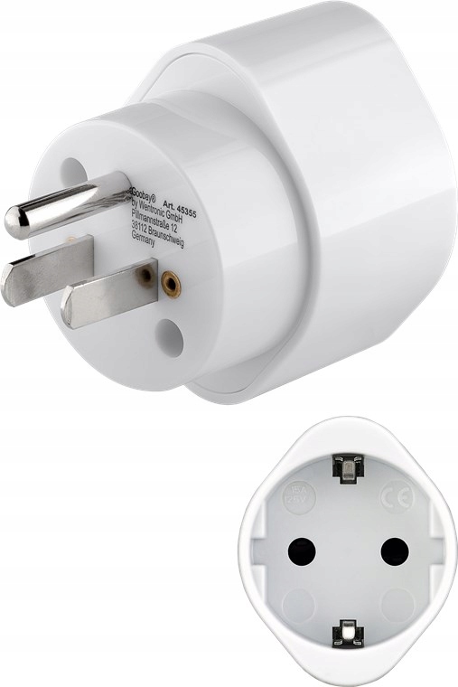 Adapter podróżny gn. Europa wtyk Usa Japan Goobay