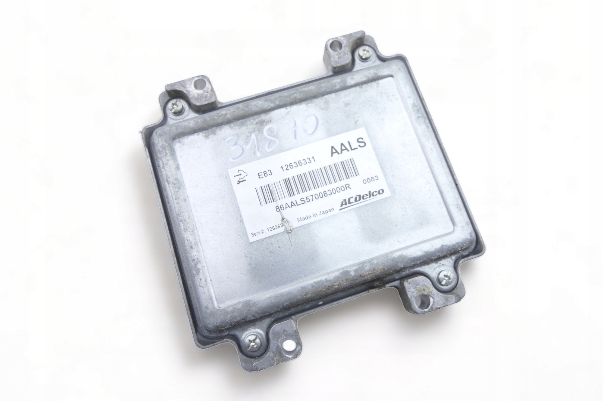 control unit of the engine OPEL INSIGNIA A 1.8 12636331 AALS