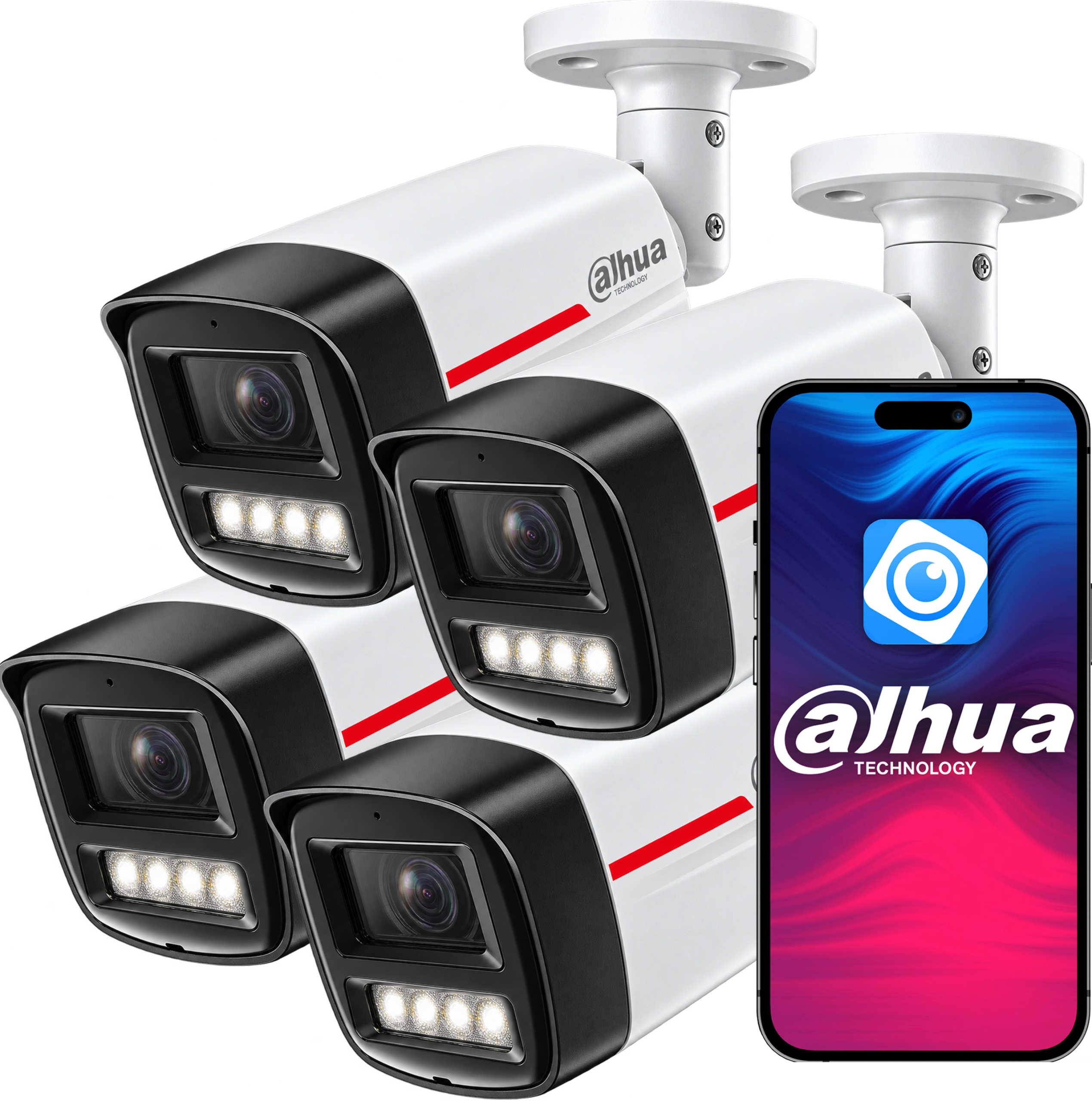 Venkovní tubusová Ip kamera 8Mpx Dahua WizColor Audio Detekce WizSense