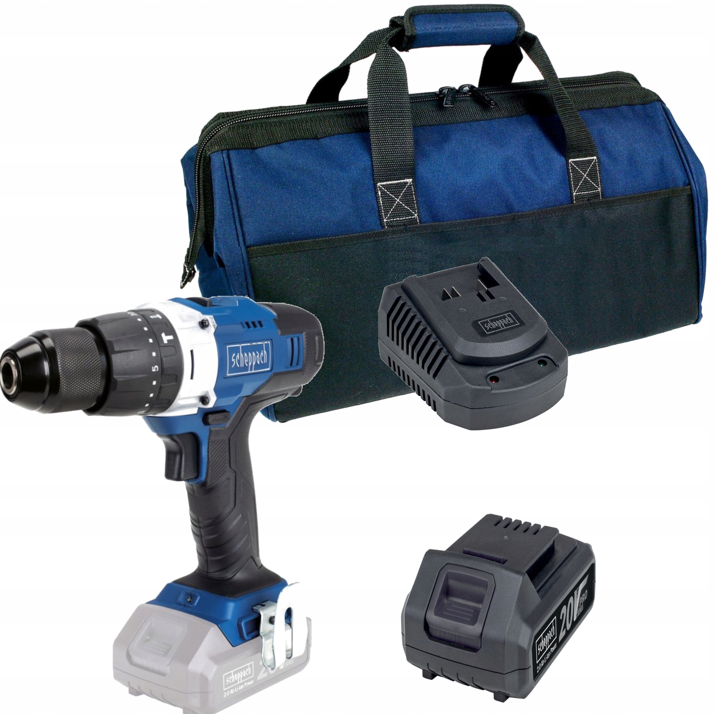 

Scheppach Wkrętarka udarowa akumulator 20/18V 2Ah