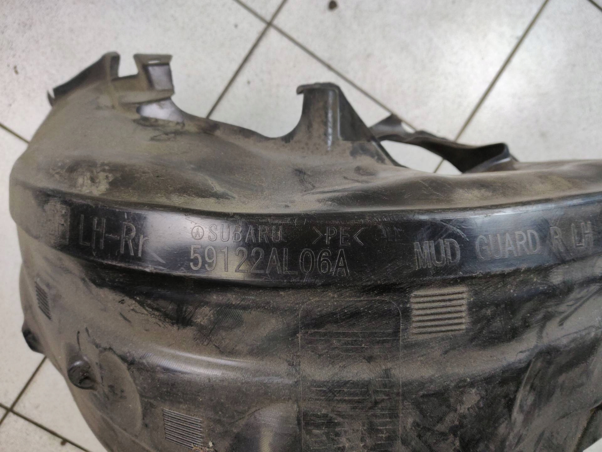 mudguard rear part left side Subaru Legacy 6 facelift BN 2019 59122AL06A