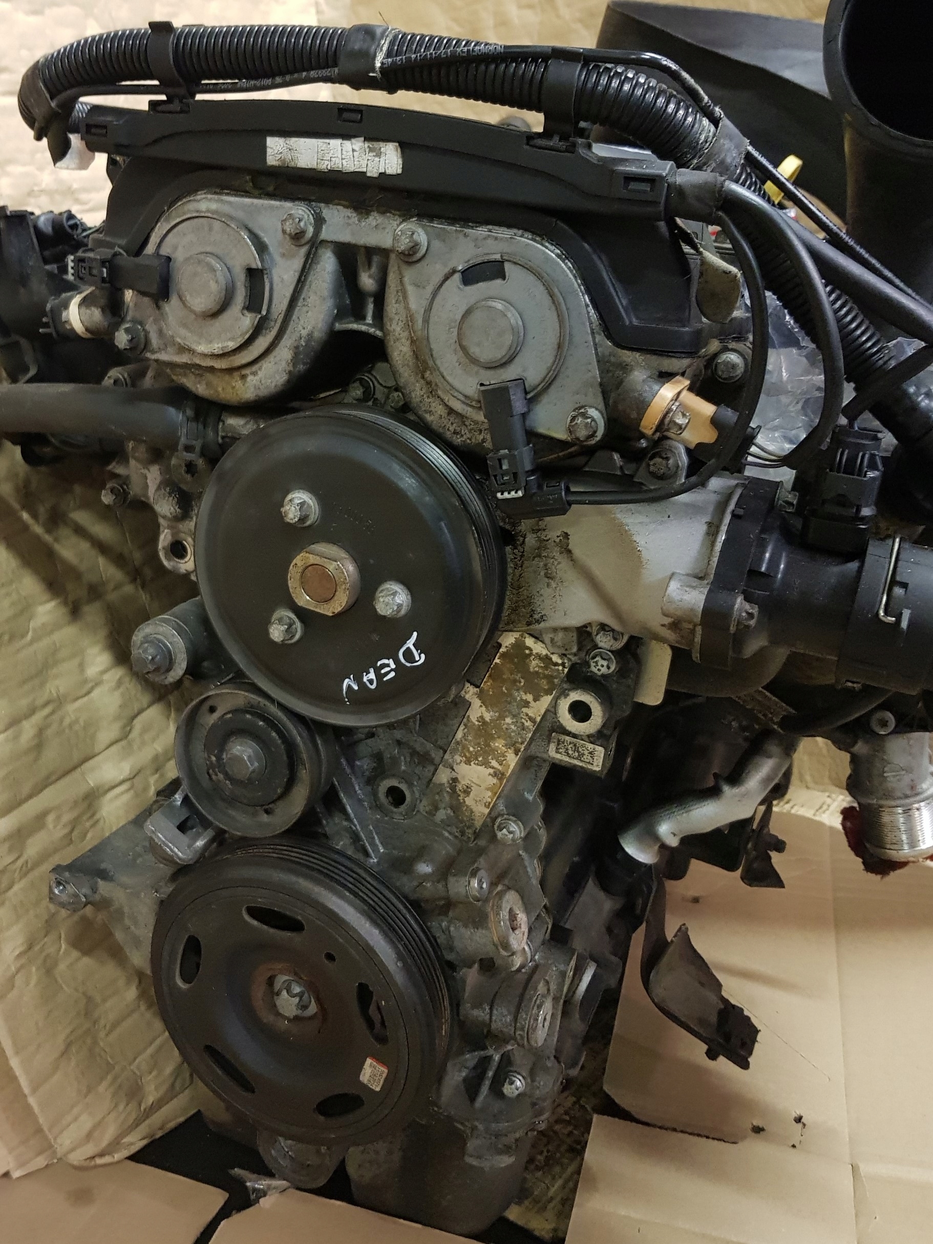 OPEL CORSA E MERIVA B 1.4T TURBO B14NEL engine complete KPL 163 TYS KM
