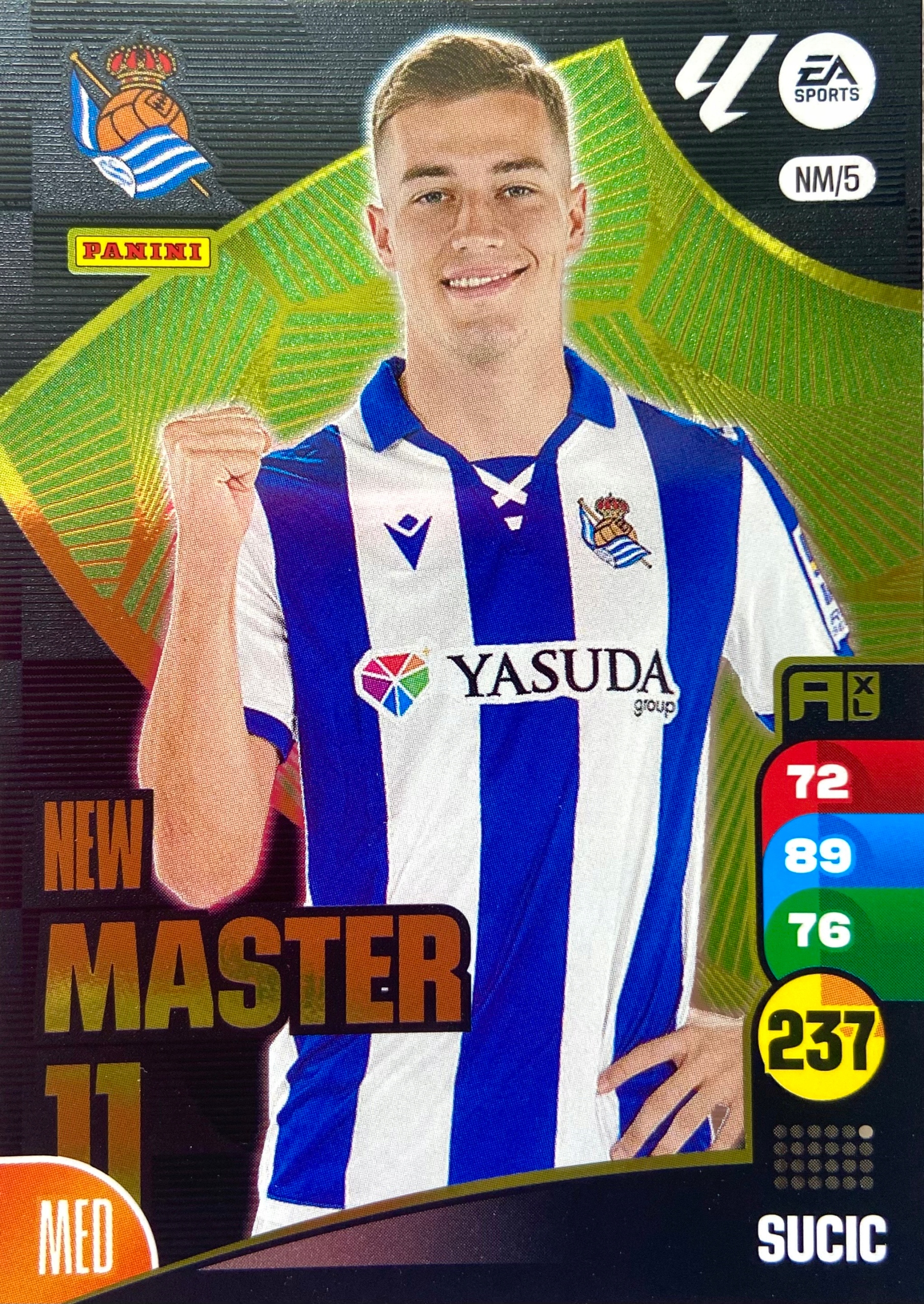 Panini La Liga 2024-25 2025 New Master 11 NM/5 Sucic Real Sociedad