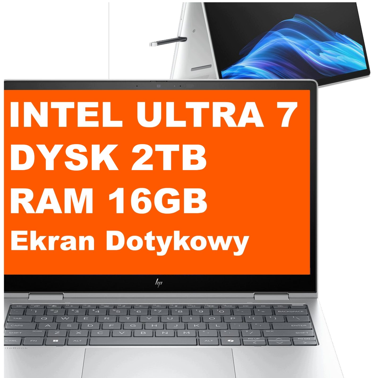 Laptop Hp EliteBook 8 Flip G1i 13 Ultra 7 16GB 2TB Wuxga Dotyk Win 11 Pro