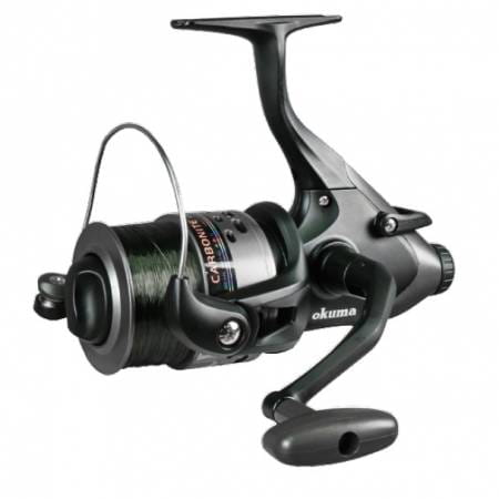Okuma Kołowrotek Carbonite Xp Baitfeeder CBF-140a Wolny Bieg Żyłka
