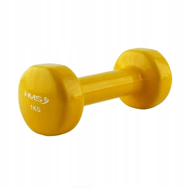 HANTLA WINYLOWA HANTEL HANTELKA HMS 1 kg żółta Model 17023