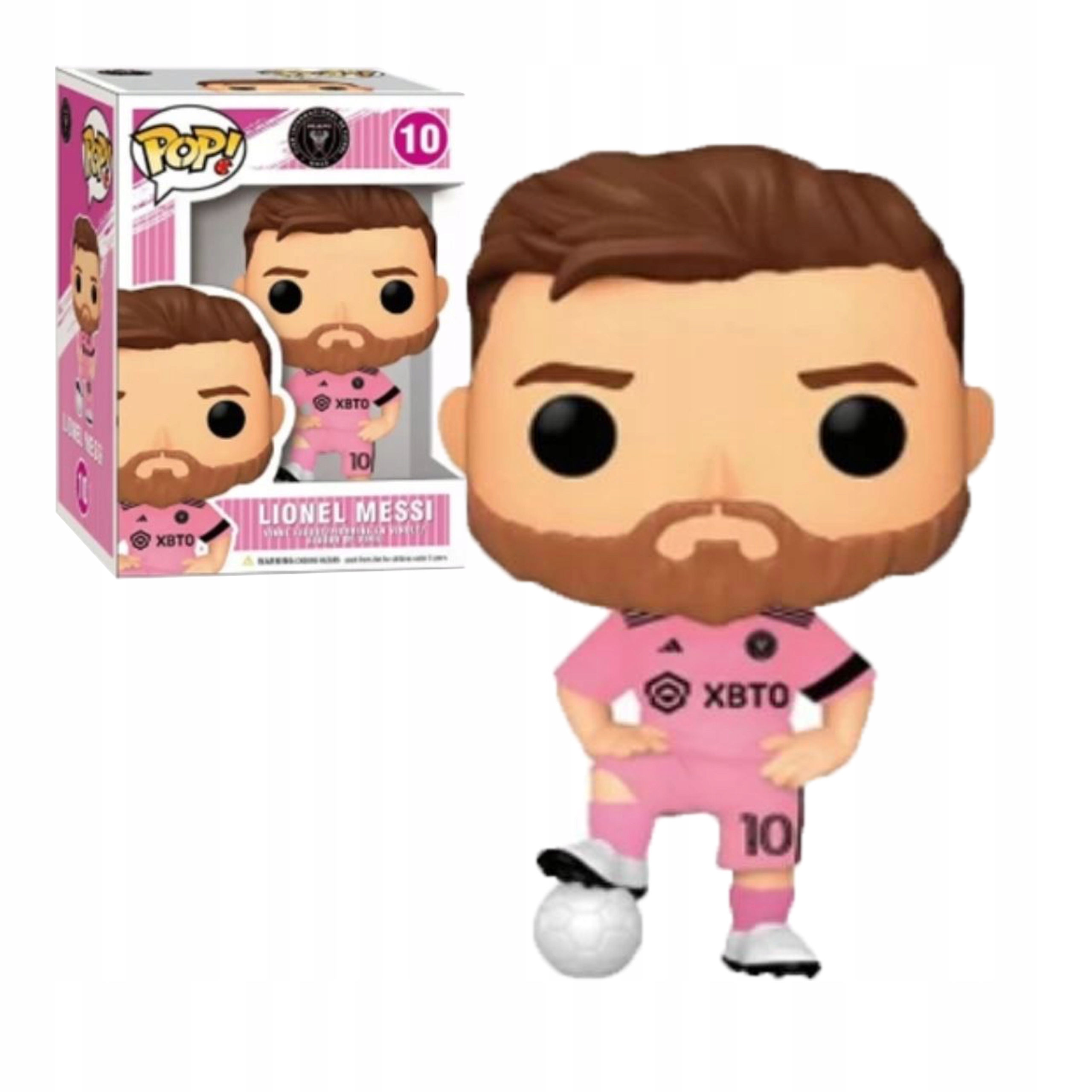 FIGURKA KOLEKCJONERSKA POP FOOTBALL LIONEL MESSI MIAMI ZABAWKA