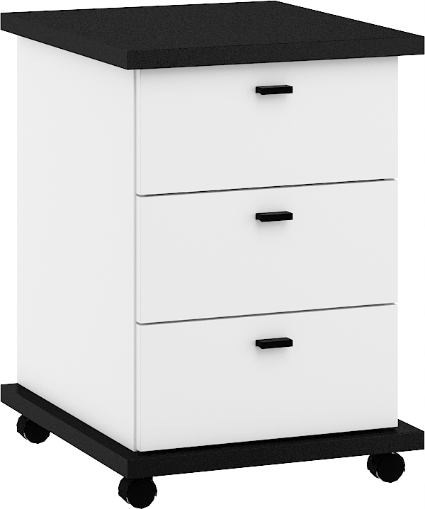 Kontejner na kolečkách Cross CRO-10 černý matný