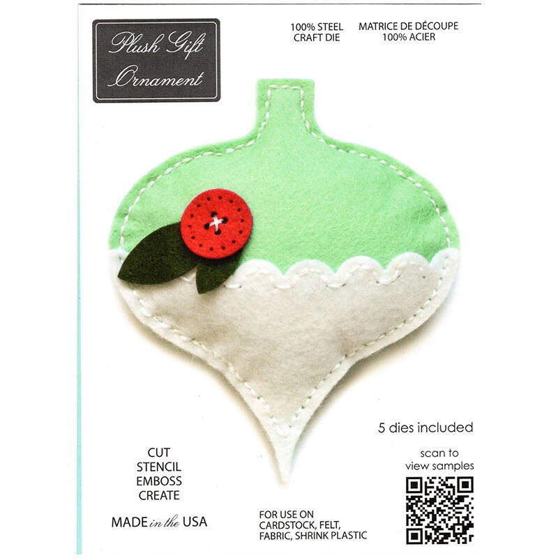 Vykrajovátka na papír Paměťová krabička Plyšová dárková ozdoba