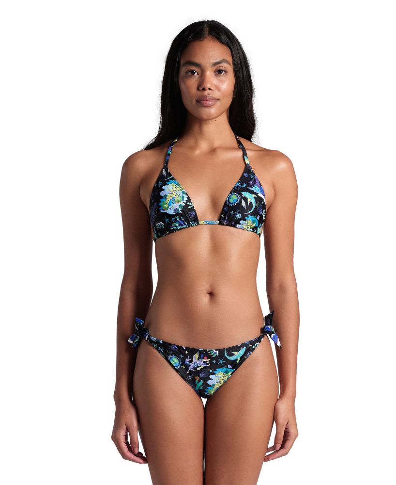 Strój kąpielowy damski dwuczęściowy na basen plażę Arena Fun Planet D36