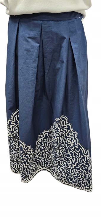 Elegantní Sukně Midi s etnickým vzorem-Styl Boho&Klasika- Unikátní Italie