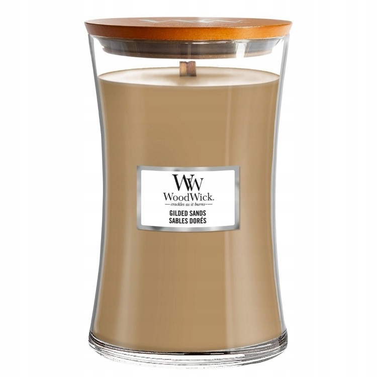 WoodWick Gilded Sands velká vonná svíčka 609,5 g