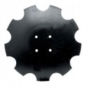 Talíř pro talířový agregát, ozubený 460 mm, 4-otvorový, tloušťka 4 mm, typ