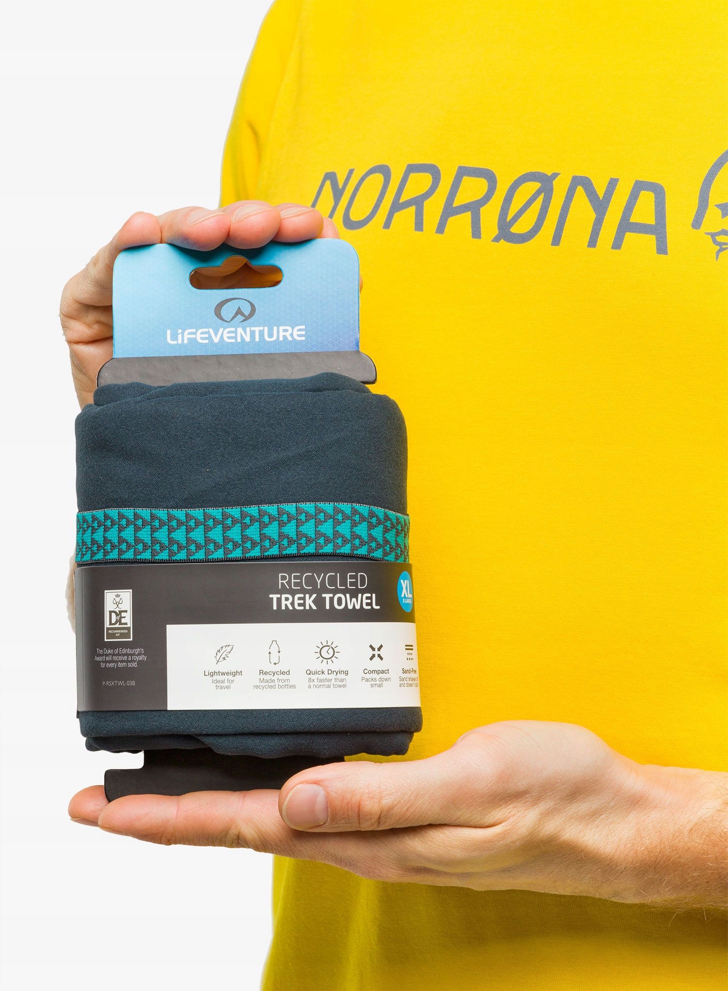 Ręcznik szybkoschnący Lifeventure Recycled SoftFibre Trek Towel XL grey