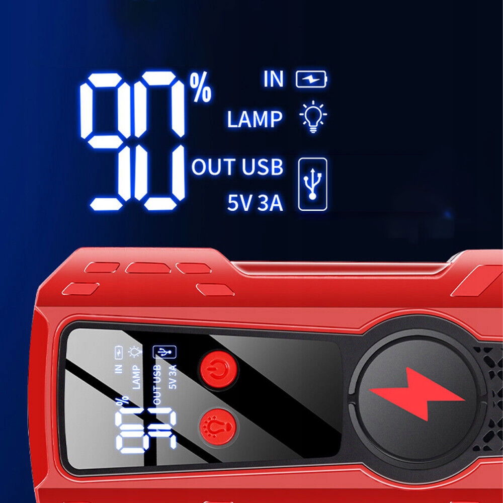 MOCNY JUMP STARTER POWER BANK ROZRUCH CAR JUMP STARTER DO AUTA BOOSTER 12V Marka inna