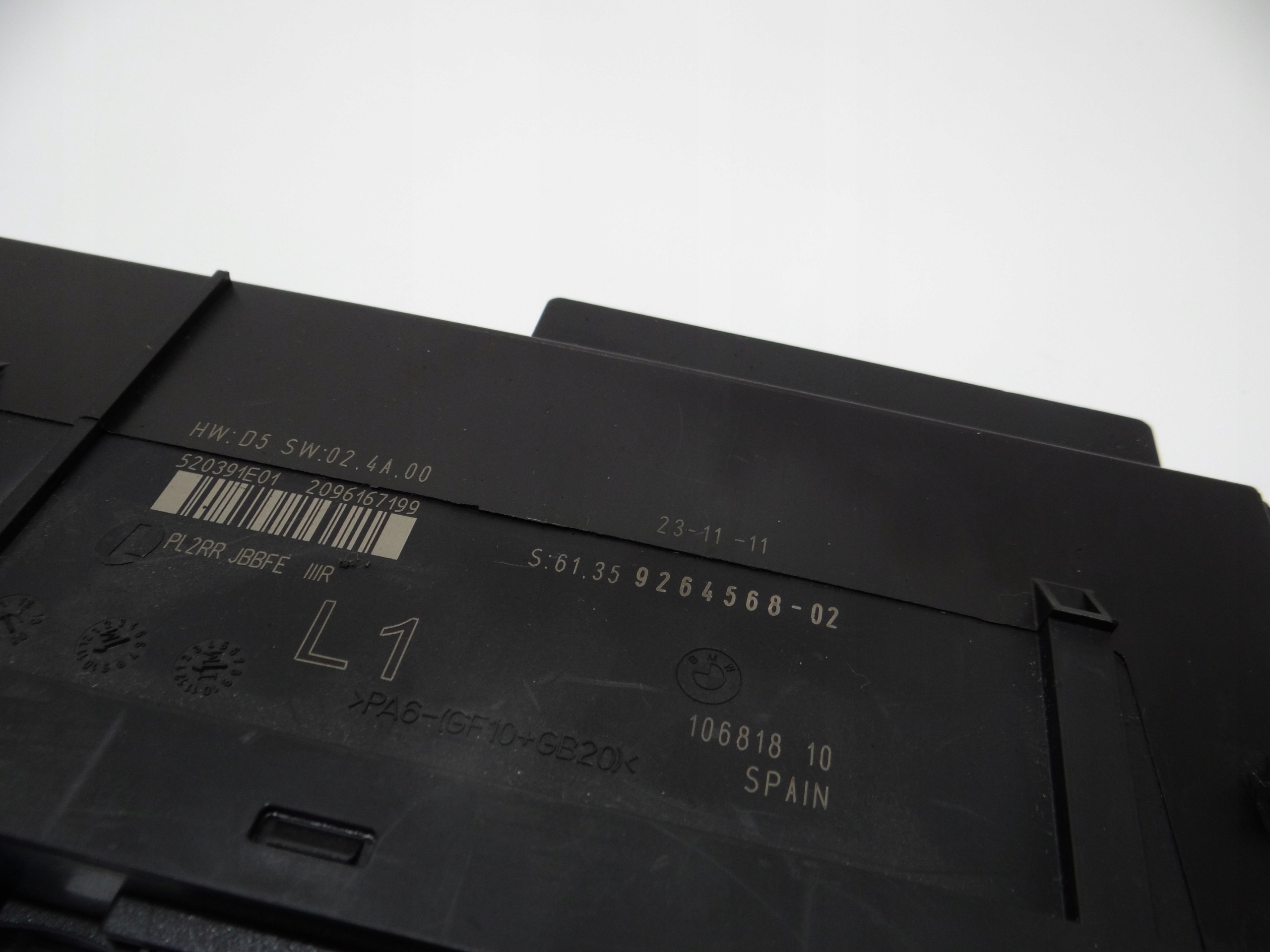 comfort control unit BMW E92 E93 9264568