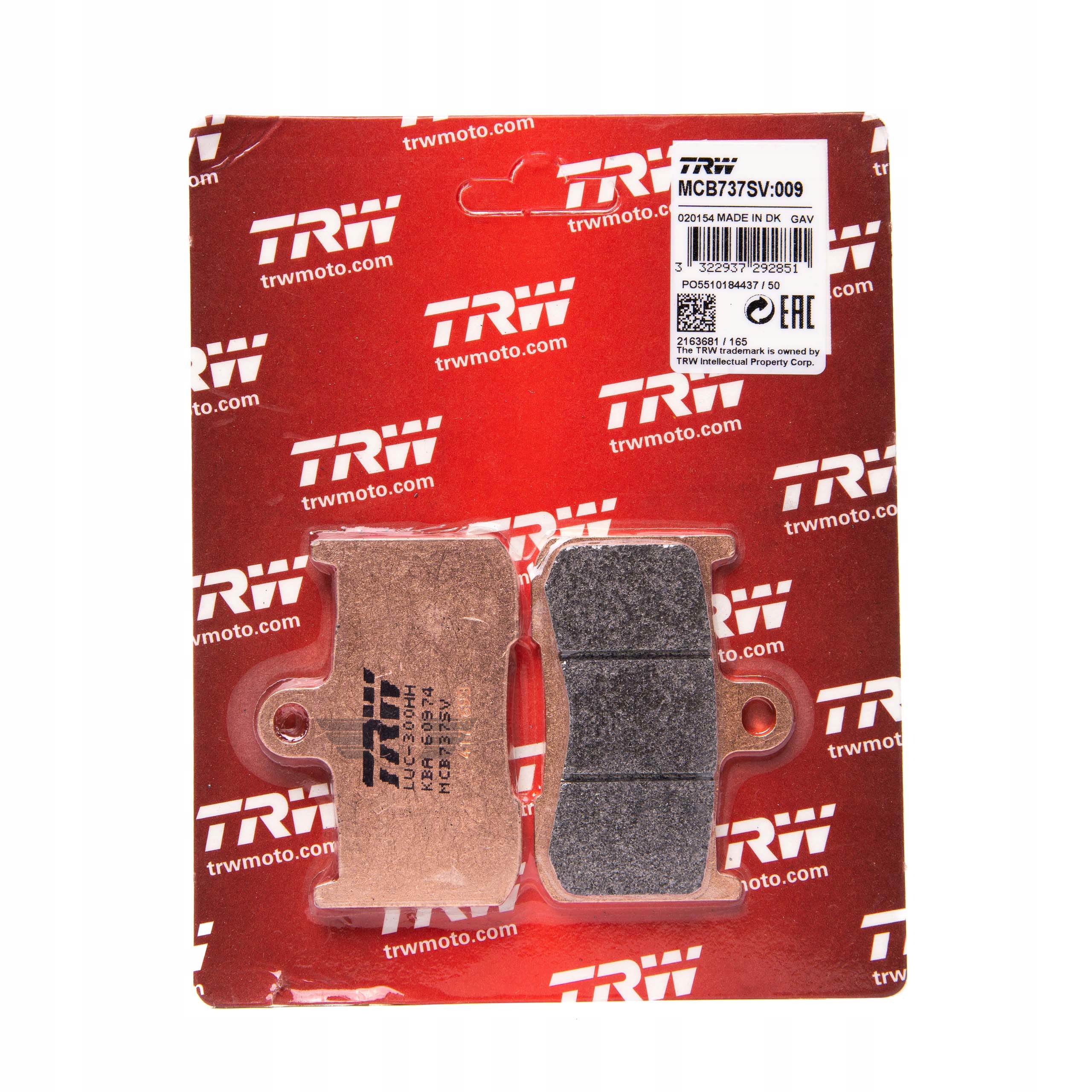 KLOCKI HAMULCOWE TRW KAWASAKI Z1000 03-06 PRZÓD