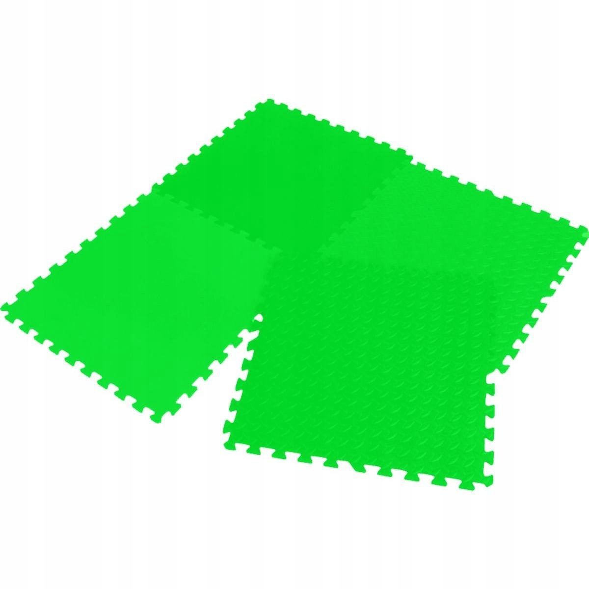 Mata Puzzle Piankowe Eva 60X60 Kpl. 4SZT 12MM Enero Zielona
