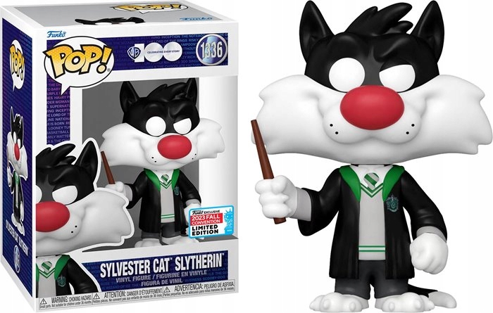 Figurka Funko Pop Looney Tunes 1336 Sylvester Cat Slytherin Speciální edice