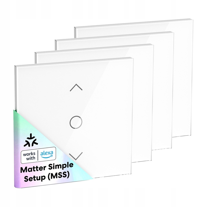 Inteligentní spínač rolet Meross MRS100MA(EU) Wi-Fi (Matter) (sada 4 kusů
