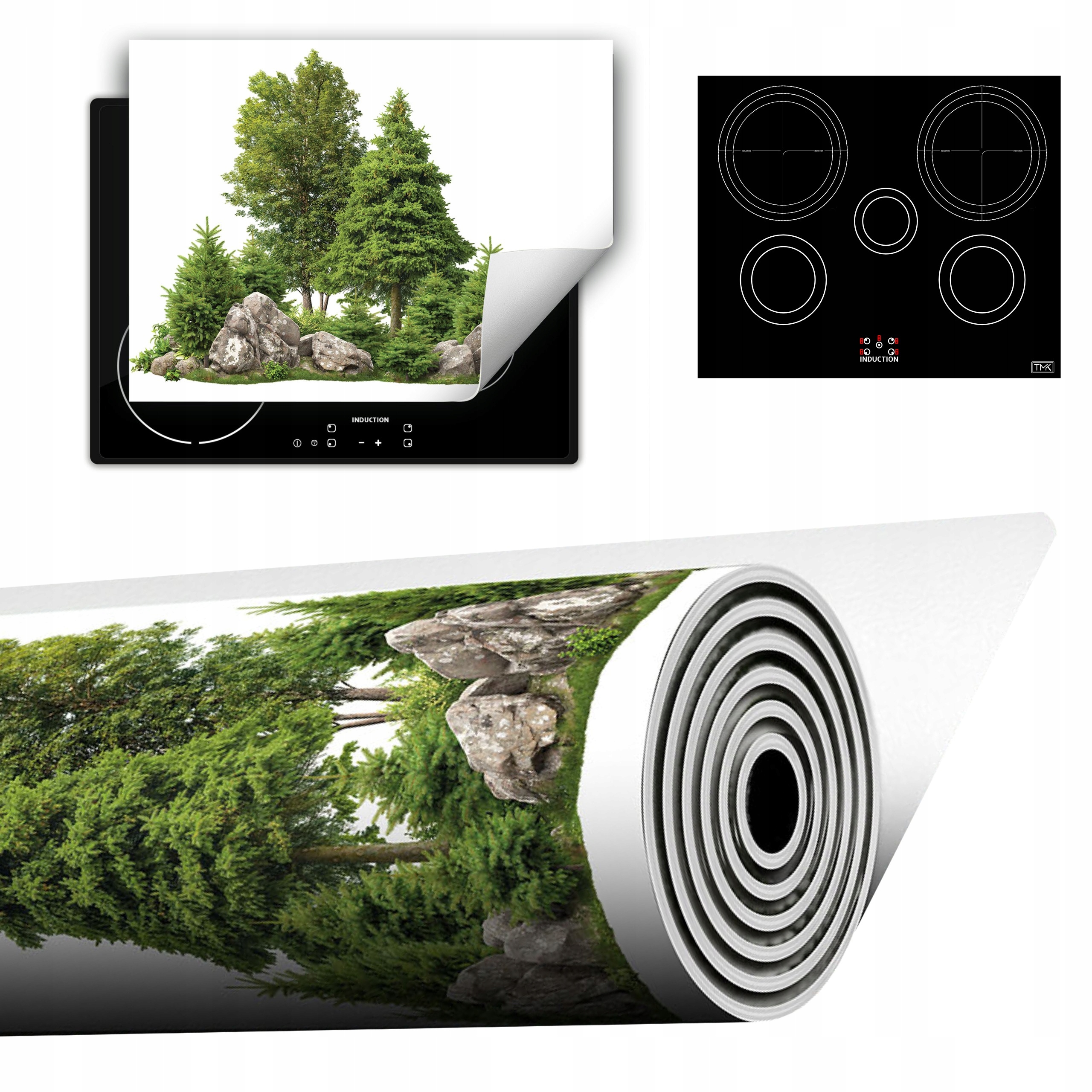 Vinylová Podložka Do Kuchyně Více Místa 70x52 stromy
