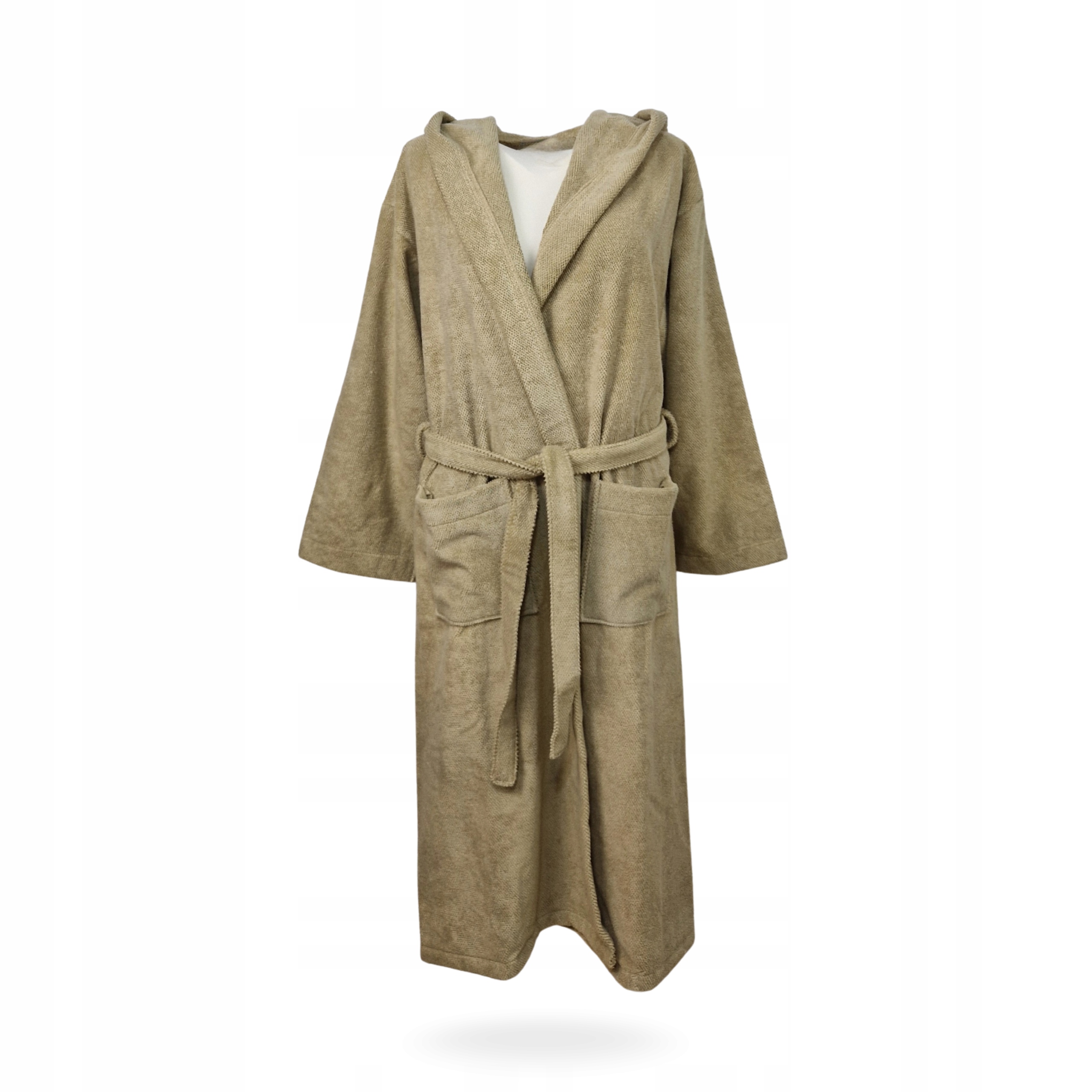 Župan Hudson VitalHome s kapucí 100% Bavlna 450 g/m2 L Taupe