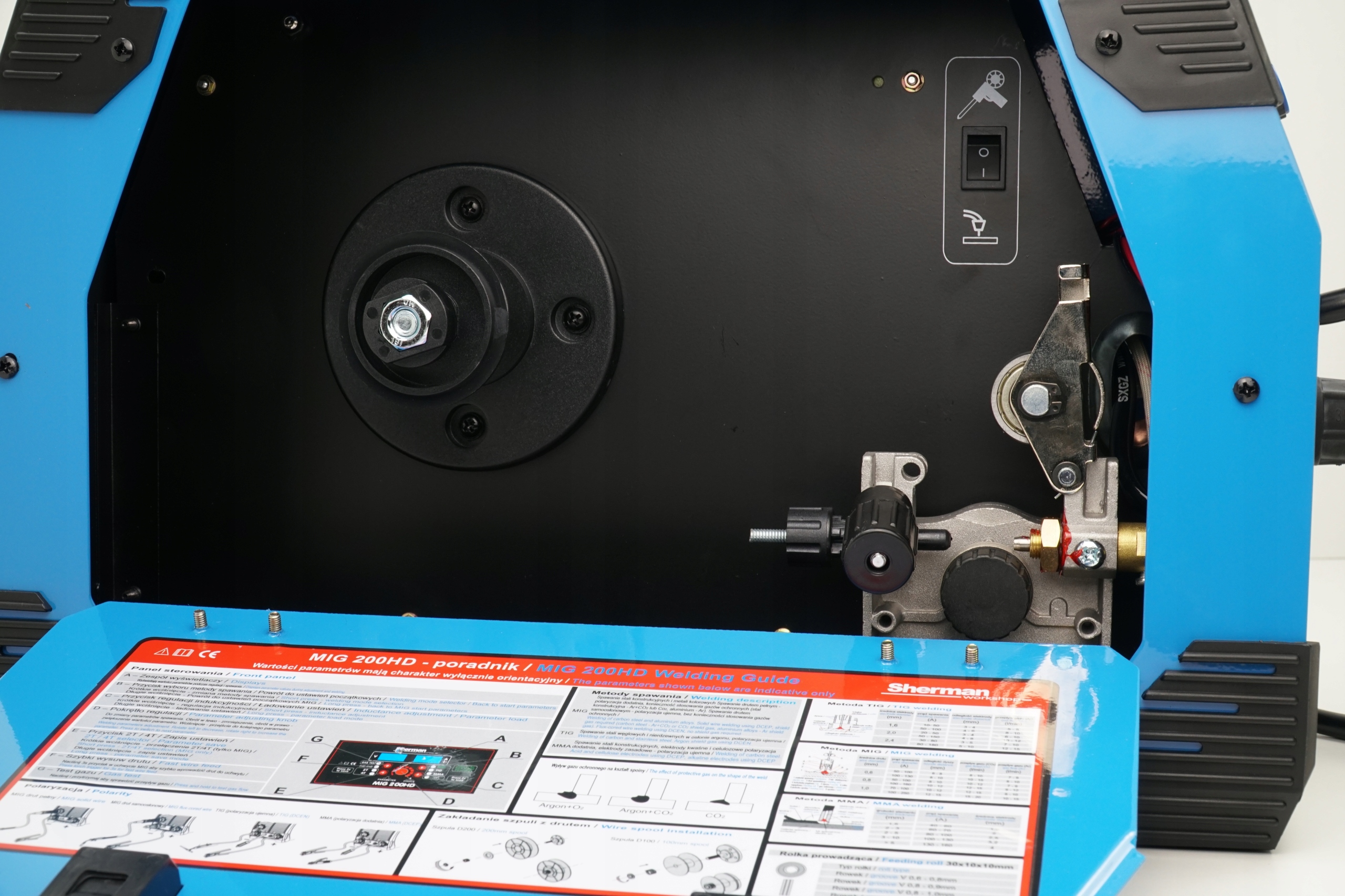 Spawarka SHERMAN MIG 200 HD 200A MIGOMAT Aluminium Marka Sherman