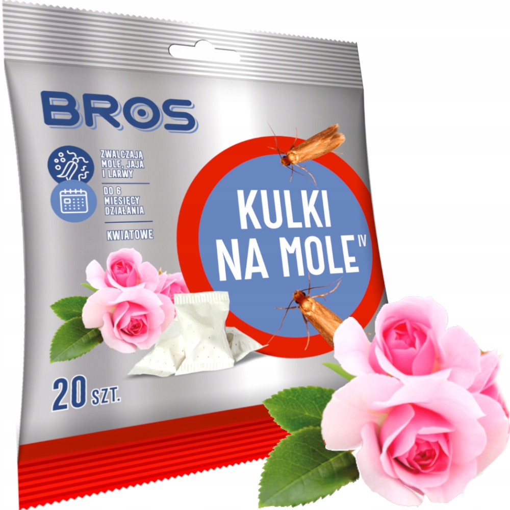 

Bros Kulki Na Mole Ubraniowe Do Szafy kwiatowe