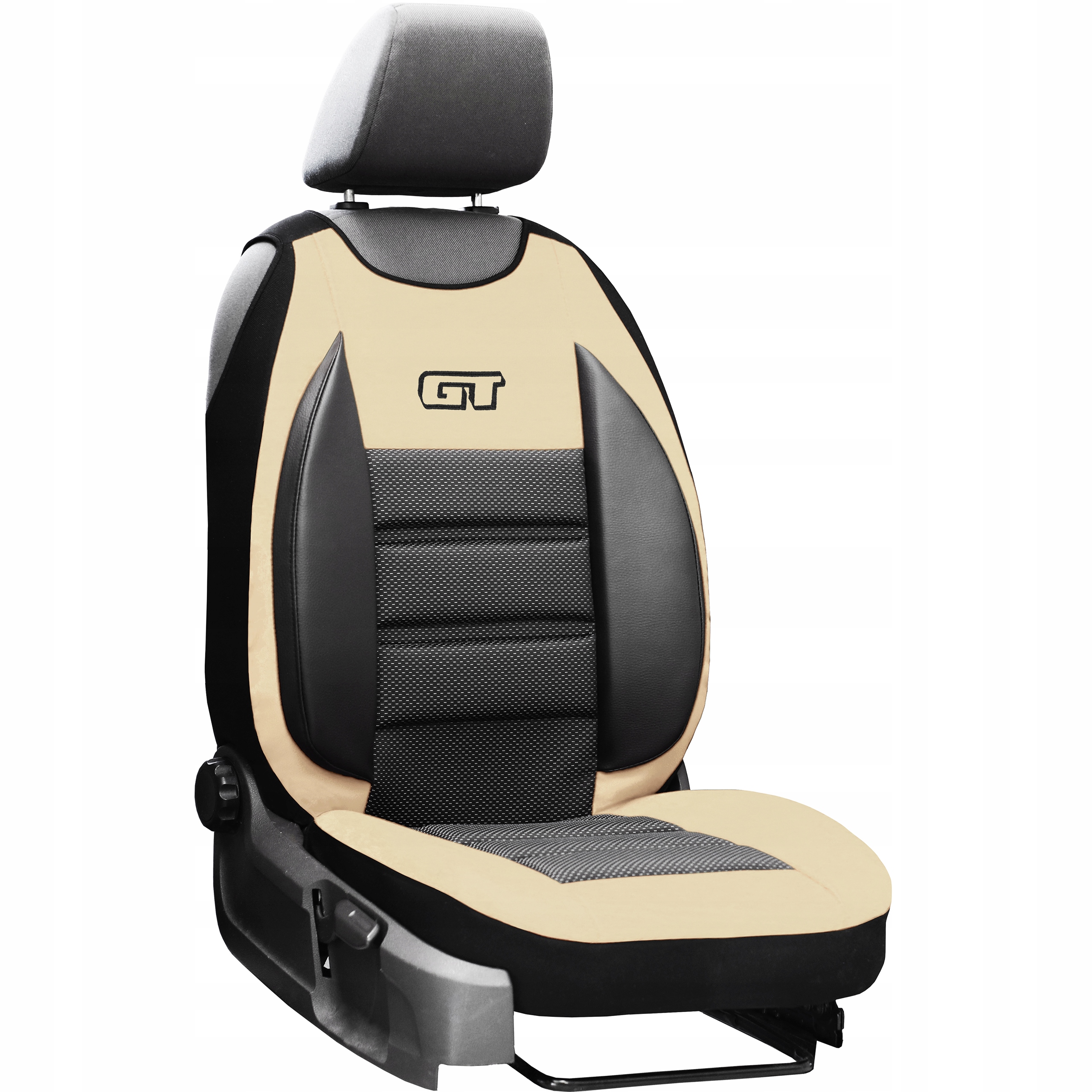 Mata ochronna Pok-Ter ergonomiczna beżowa skóra sztuczna uniwersalna