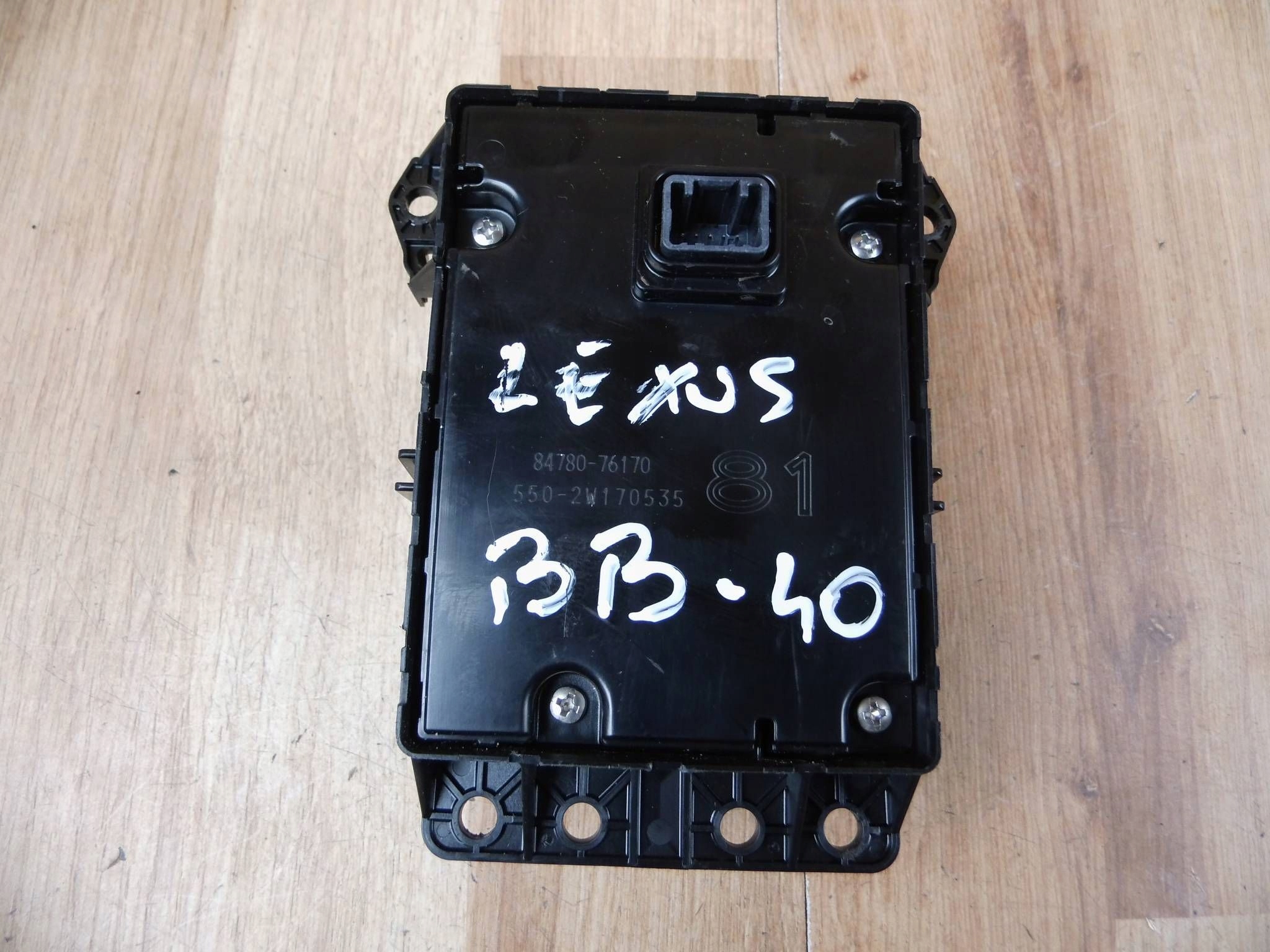 Lexus UX250H panel switch navigation devices TOUCHPAD 84780-76170