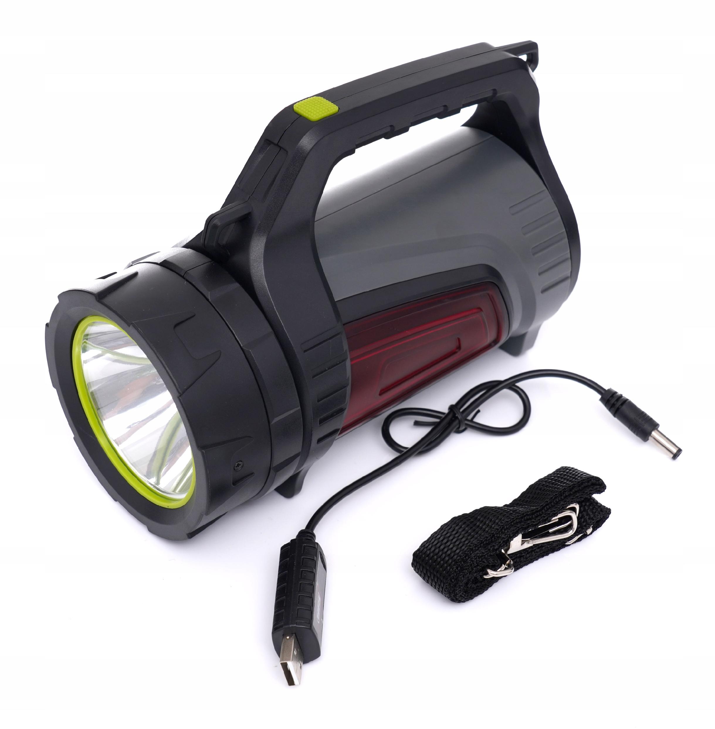 LATARKA SZPERACZ AKUMULATOROWA POWERBANK LED USB Marka Kraft&Dele