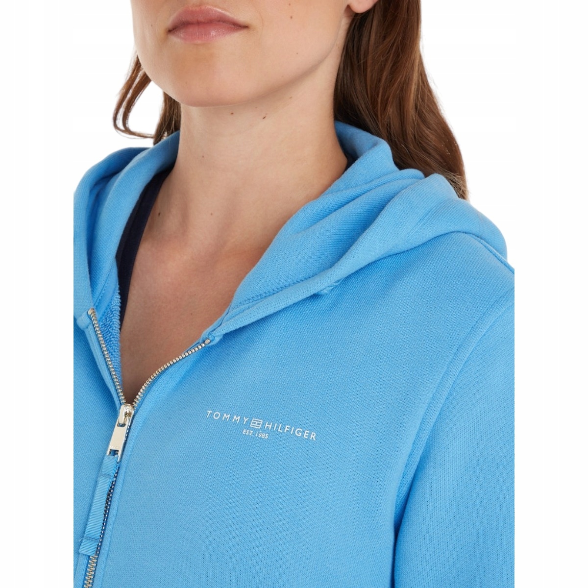 TOMMY HILFIGER BLUZA DAMSKA CORP NIEBIESKA r.L Rozmiar L