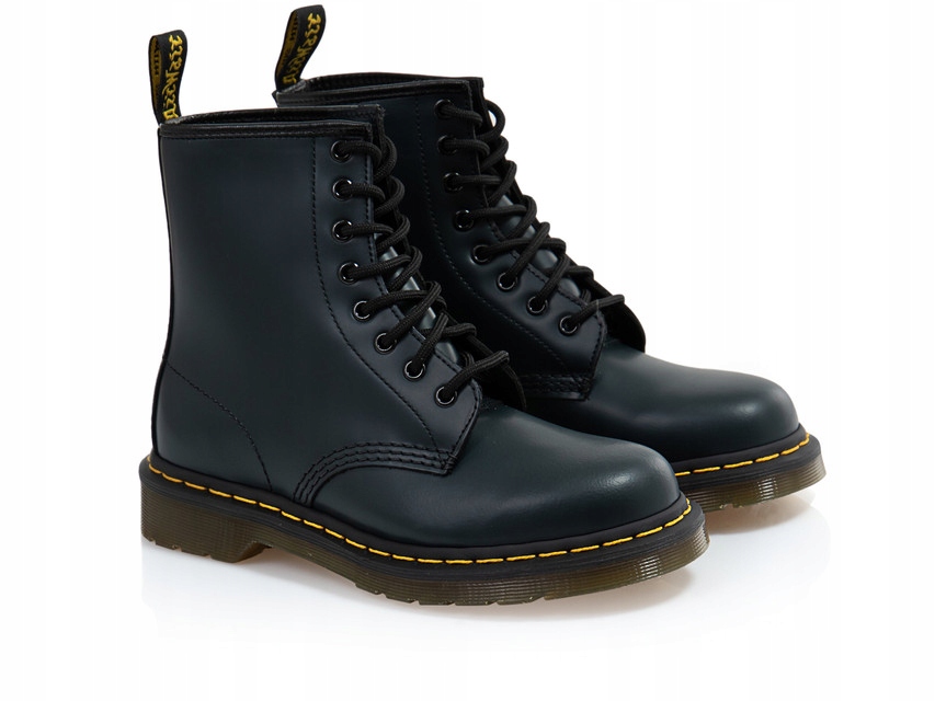 Doc martens navy clearance smooth