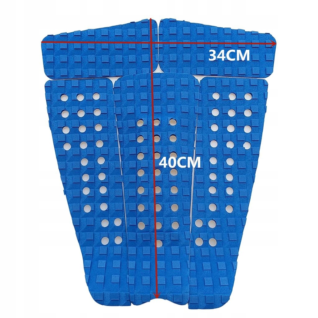 5 Шт. Дошки Для Серфінгу З Квадратними Рифленнями Eva Traction Deck Grip Tail Pad Blue