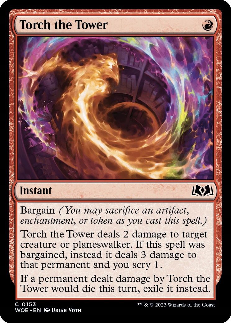 Mtg 2x Torch the Tower