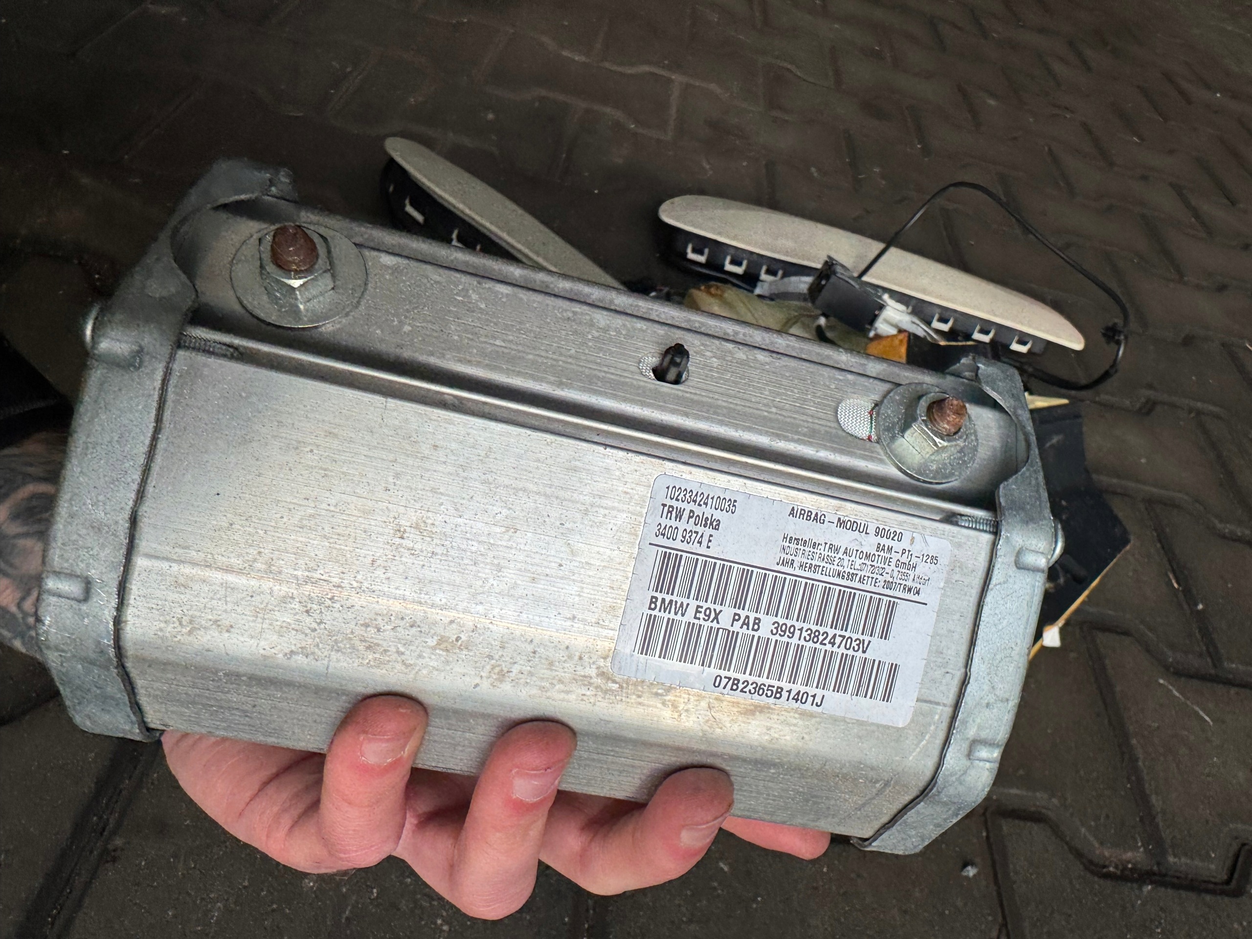 airbag airbag passegers BMW E90 E91 E92 34009374