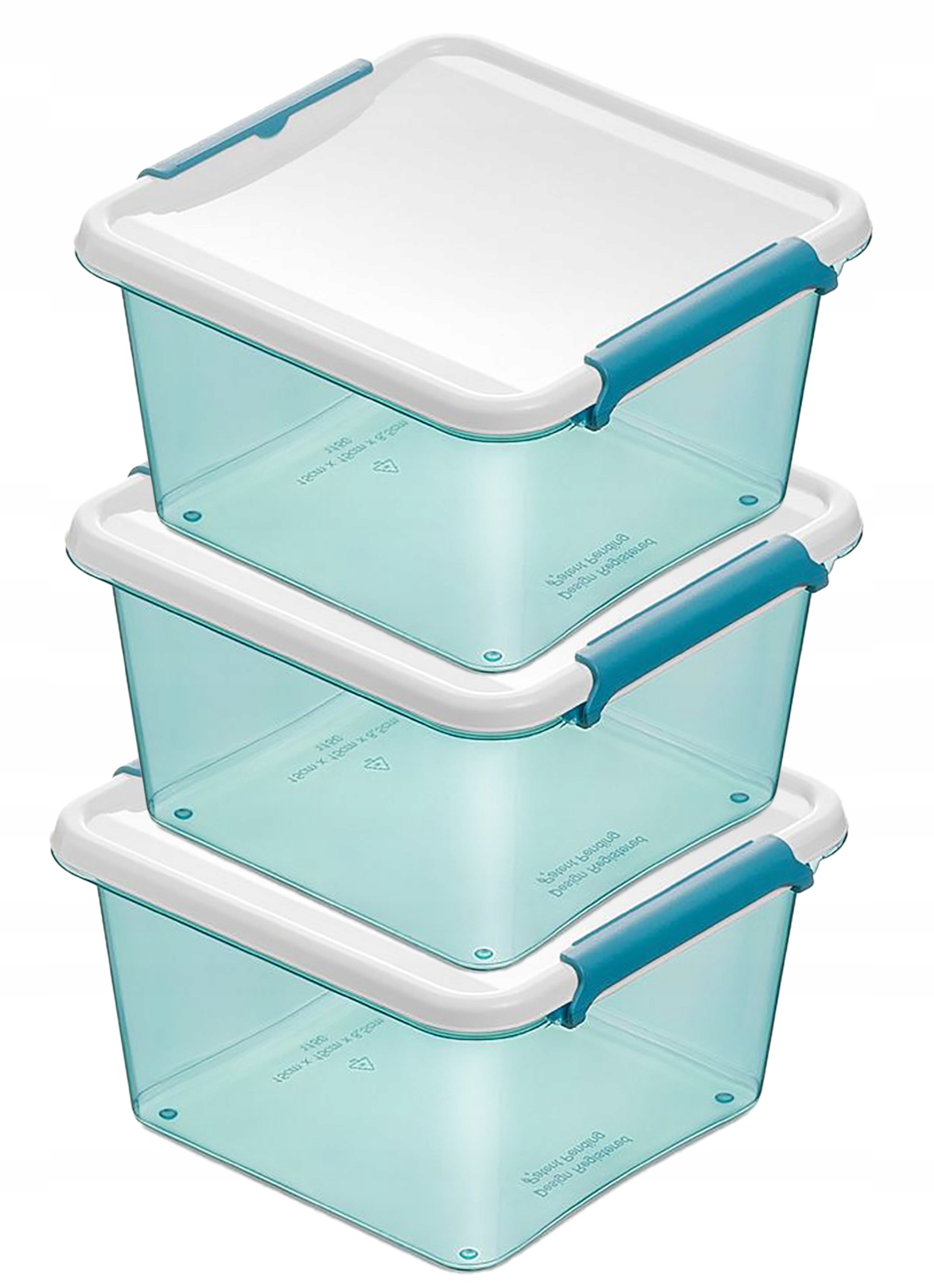 

Pojemnik organizer pudełko na żywność 3x 1,15l