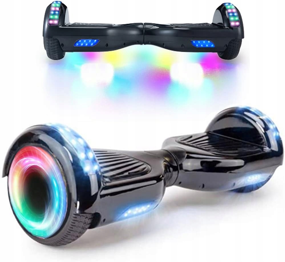 Elektrická Skateboardová Deska Hoverboard 6,5 Palce 6,5' 6,5` Černá