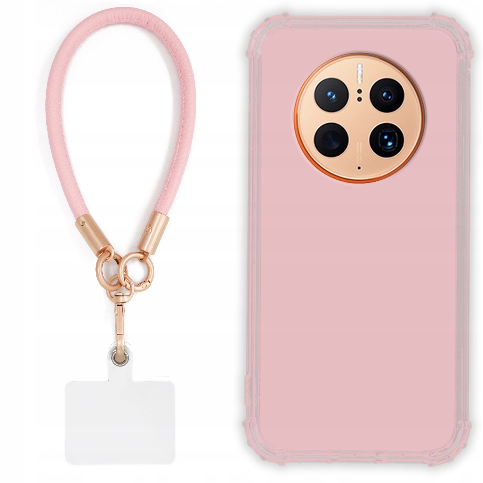 Pouzdro pro Huawei Mate 50 Pro Case Antishock Pinky Růžové vodítko Sada Tpu