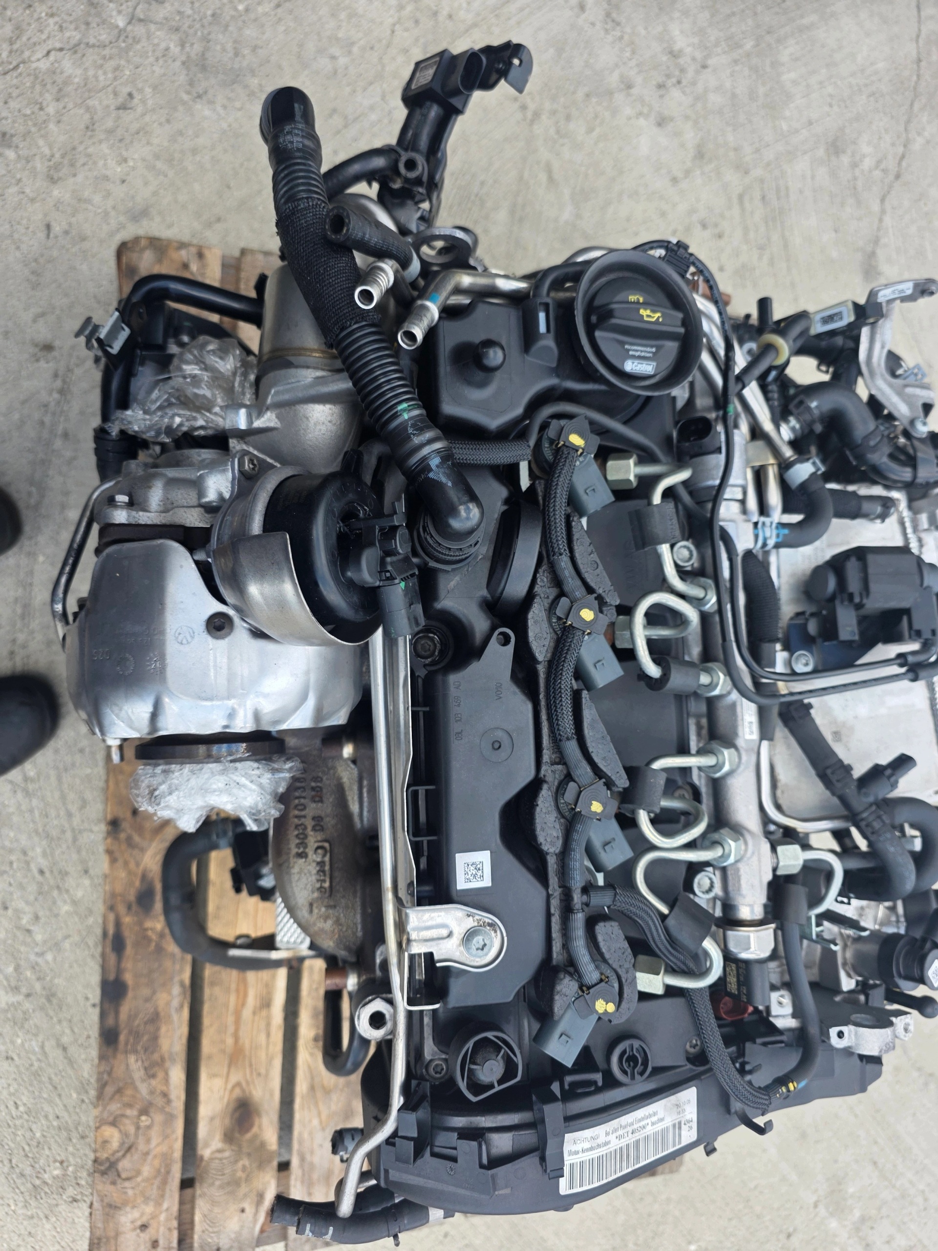 engine complete AUDI A4 B9 A5 Q5 A6 2.0 TDI DET DETA 98407 KM original *3