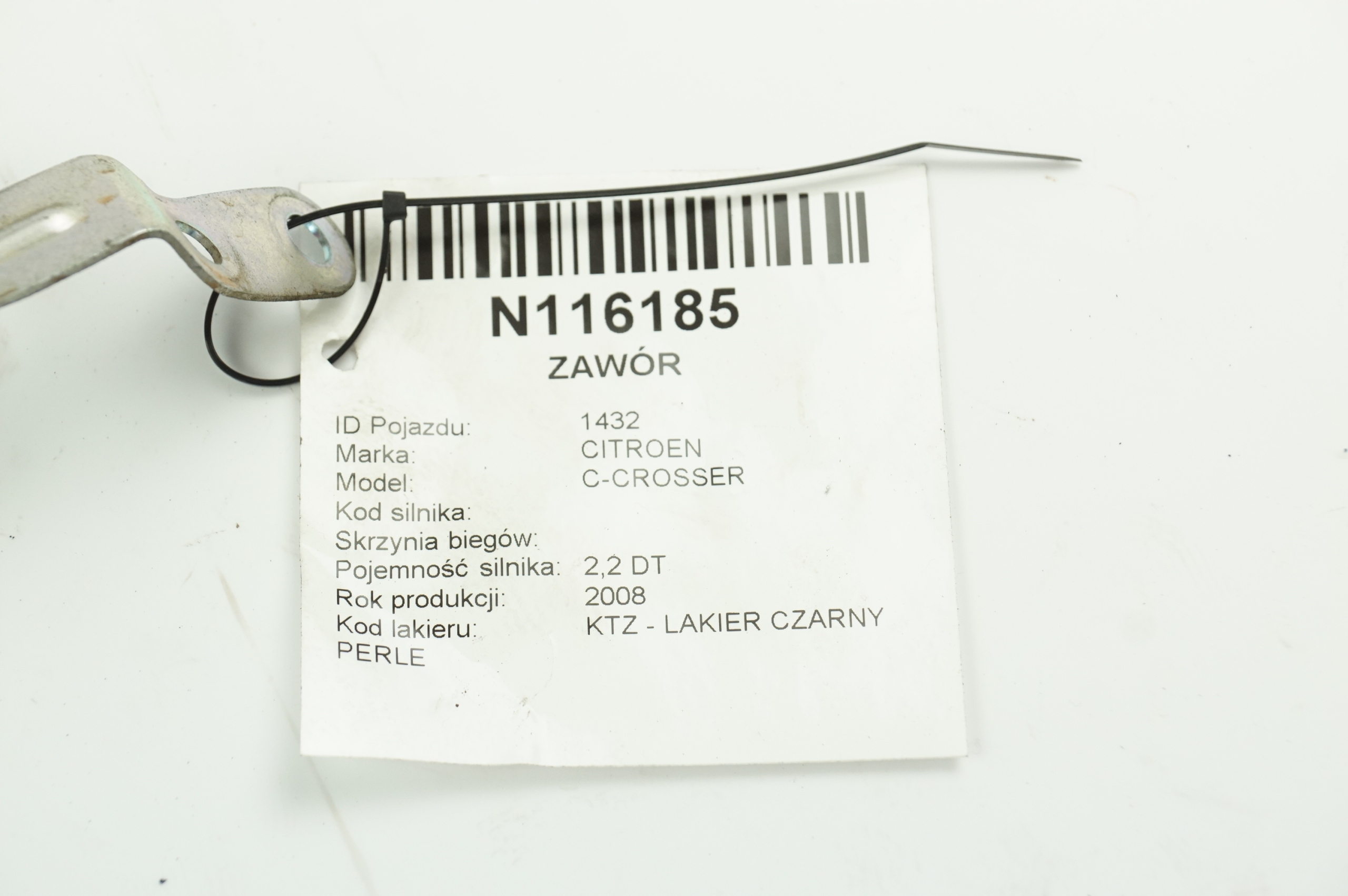 exhaust gas sensor 9662143180 CITROEN C-CROSSER