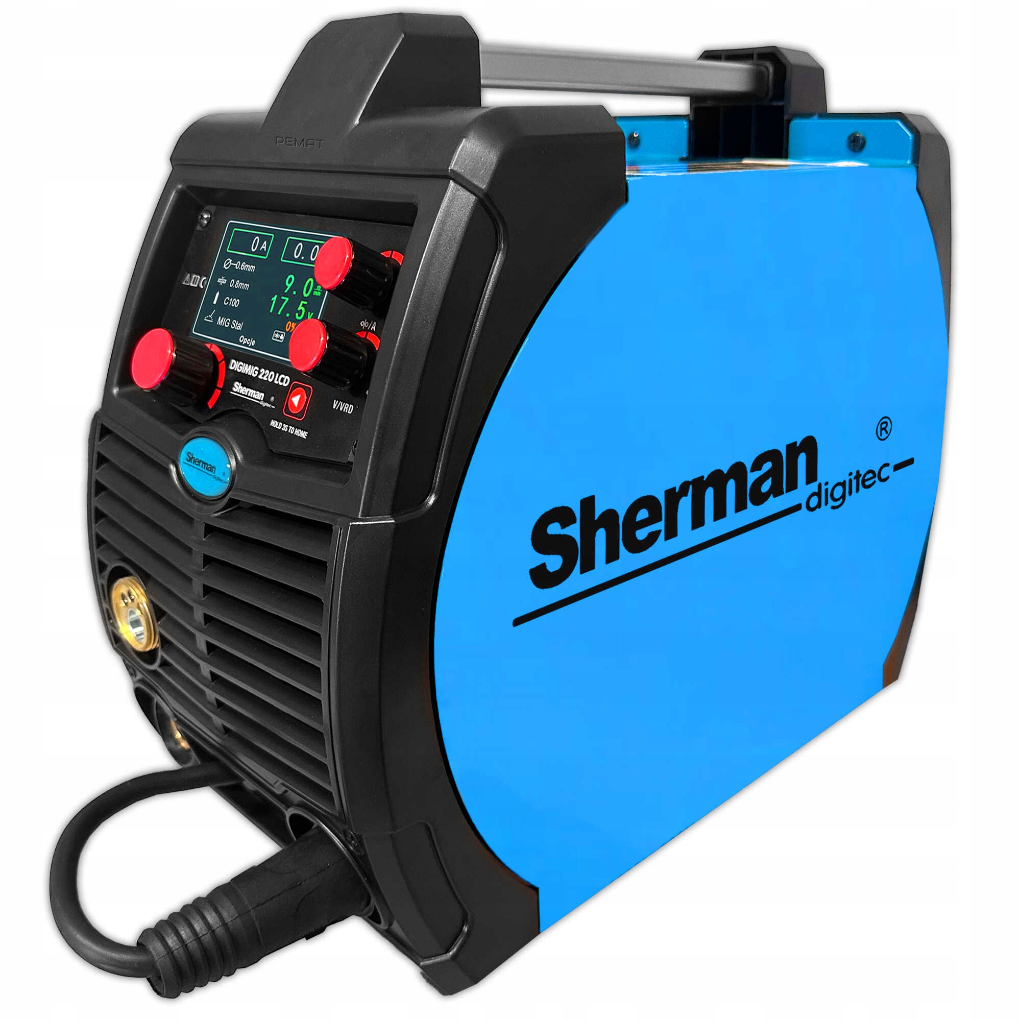Zestaw Sherman Spawarka DIGIMIG 220 LCD Marka Sherman